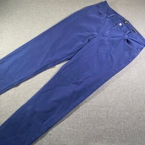 Banana Republic Traveler Athletic Tapered Fit Pants Men 32x34 Navy Blue Chinos